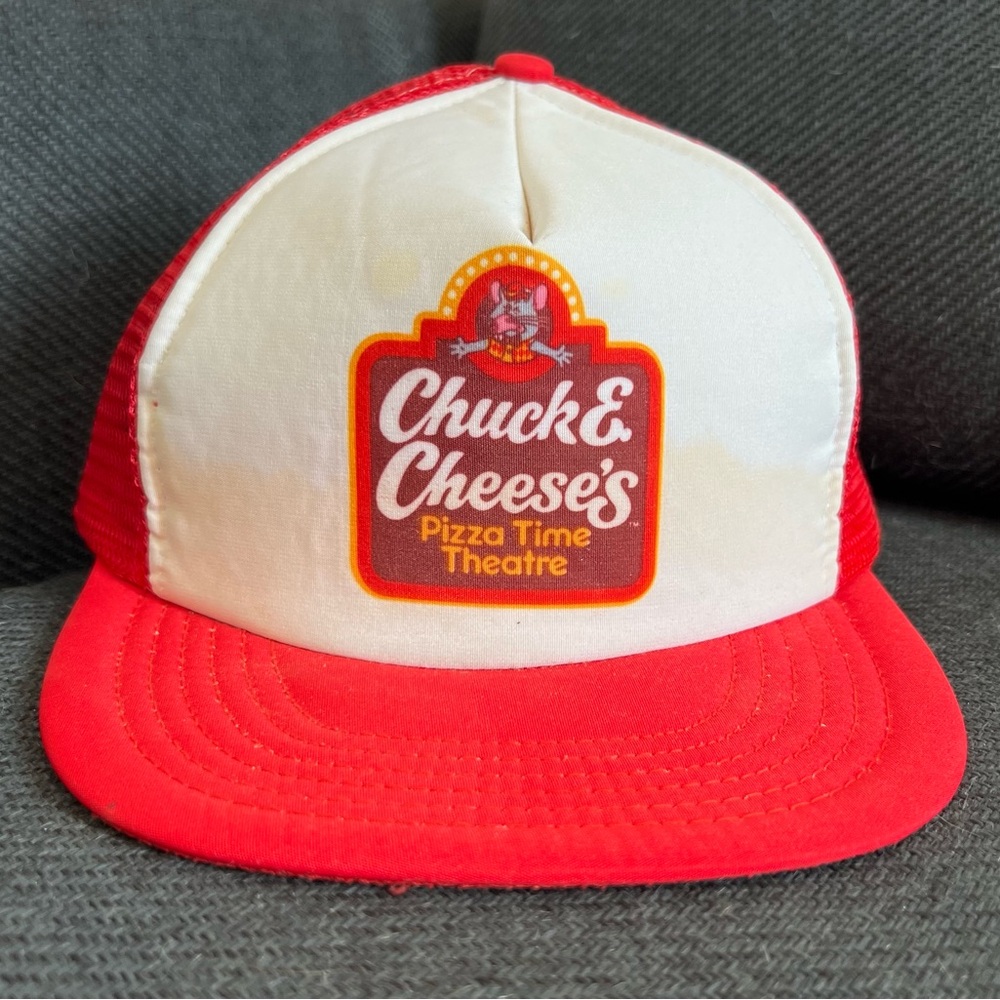 1985 Vintage Chuck E. Cheese’s Pizza Time Theatre Cap Hat - SnapBack